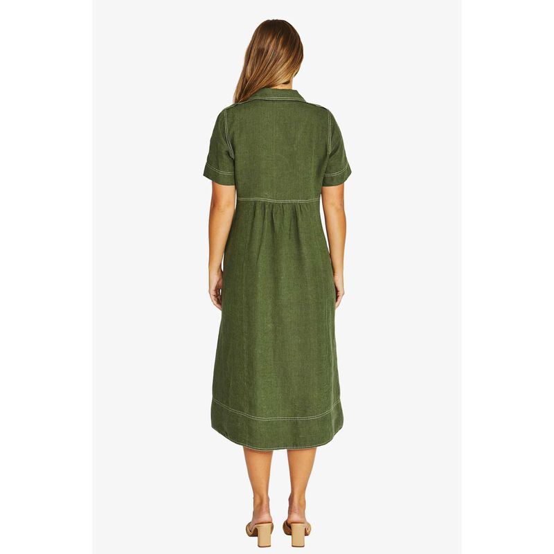 Jump Seam Detail Shirt Dress image number 1